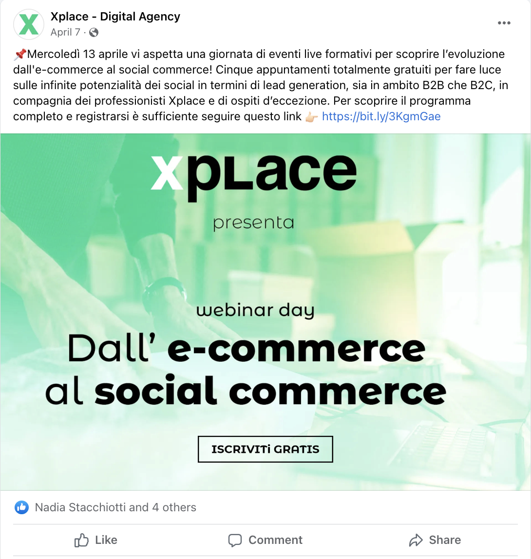 Webinar day: dall'e-commerce al social commerce